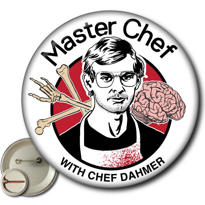 Master Chef with Chef Dahmer – Pin for wholesale by Static Cat Studio