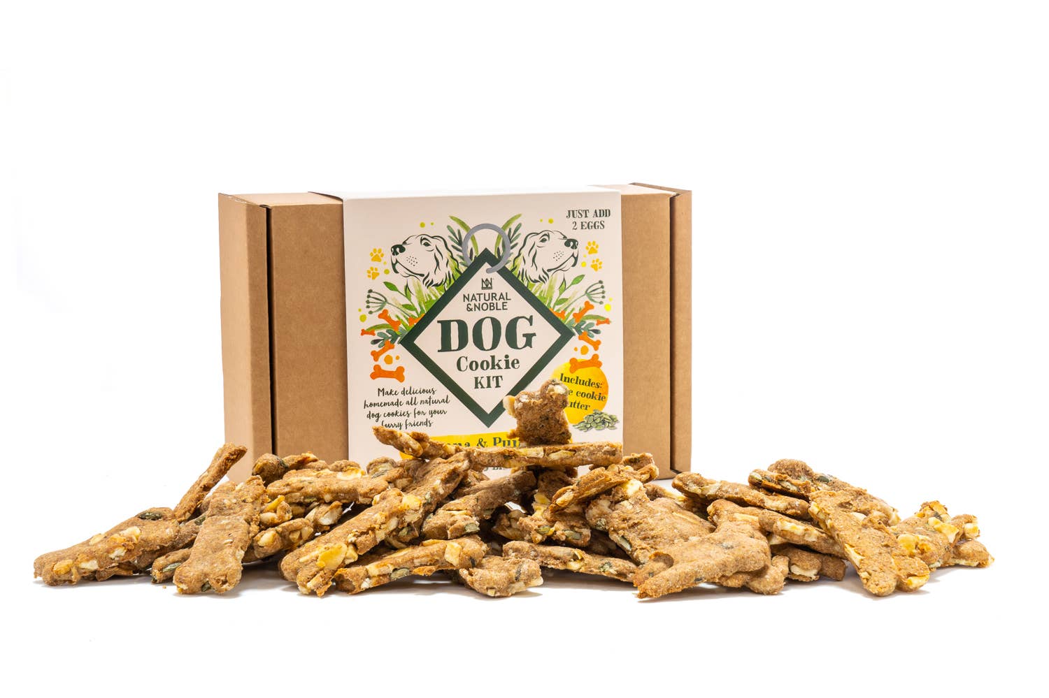 Dog By The Hob – wholesale Pet treats – Dog – Banana & Pumpkin Dog Cookie Making Kit (Dog By The Hob)6