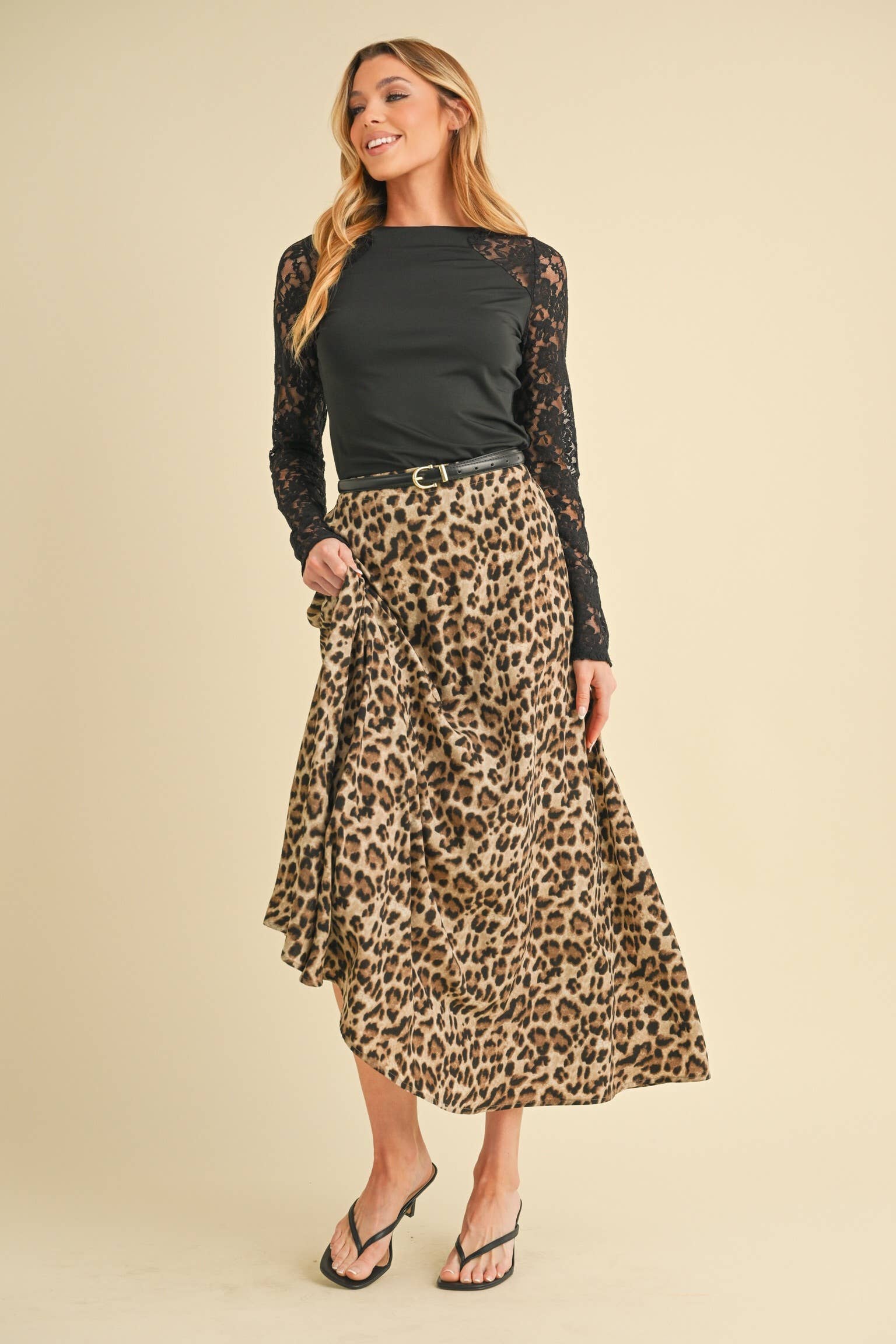 AEMI + CO - Vente Jupe – femme - 7136FN Jupe Maxi Léopard Verine23