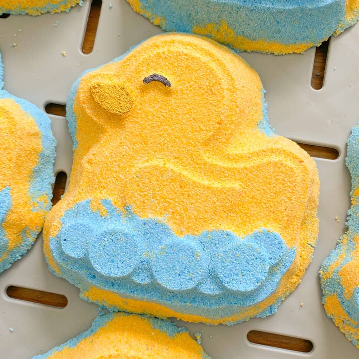 Bathe Enchanted - Vente Bombe de bain/poudre effervescente pour le bain - Bombe de bain Rubber Ducky0