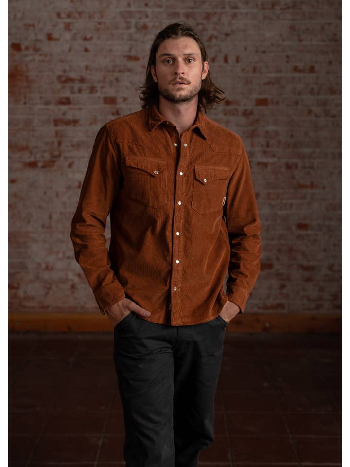 Iron & Resin – Großhandel Hemd mit Button-down-Kragen – Herren – Cordhemd Ojai4