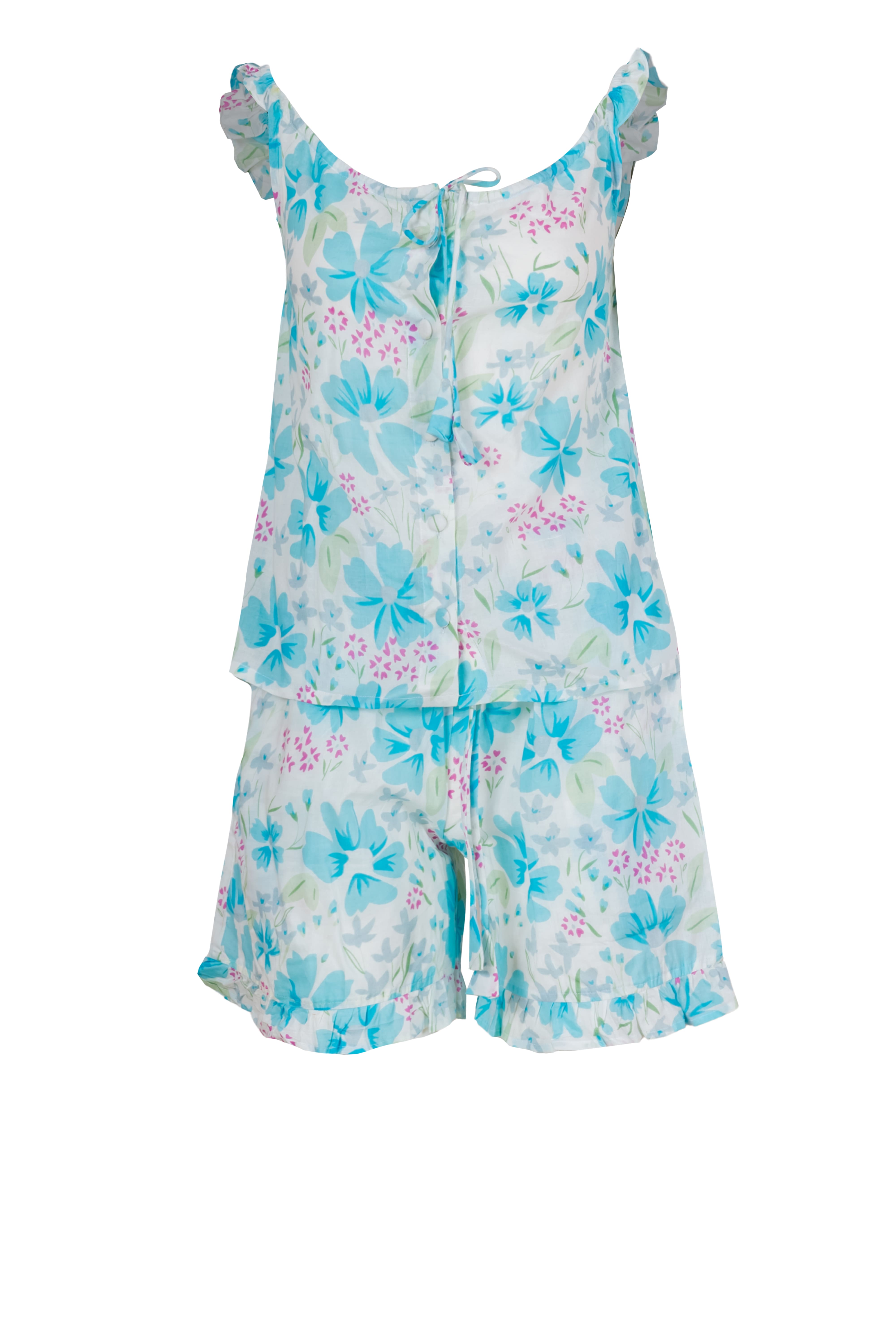 Ariastop.com corporation - Wholesale Lounge Set - Women's - Women Cotton Floral Shorts – Soft Lounge Wear