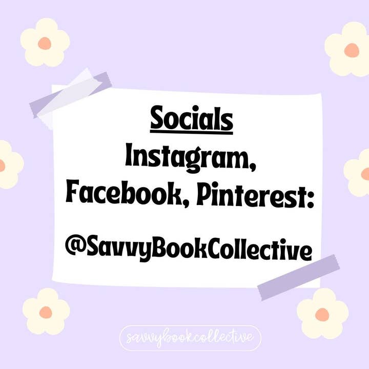 Savvy Book Collective - Wholesale Sticky Notes - Book Review STICKY Notes, 50 Sticky Notes