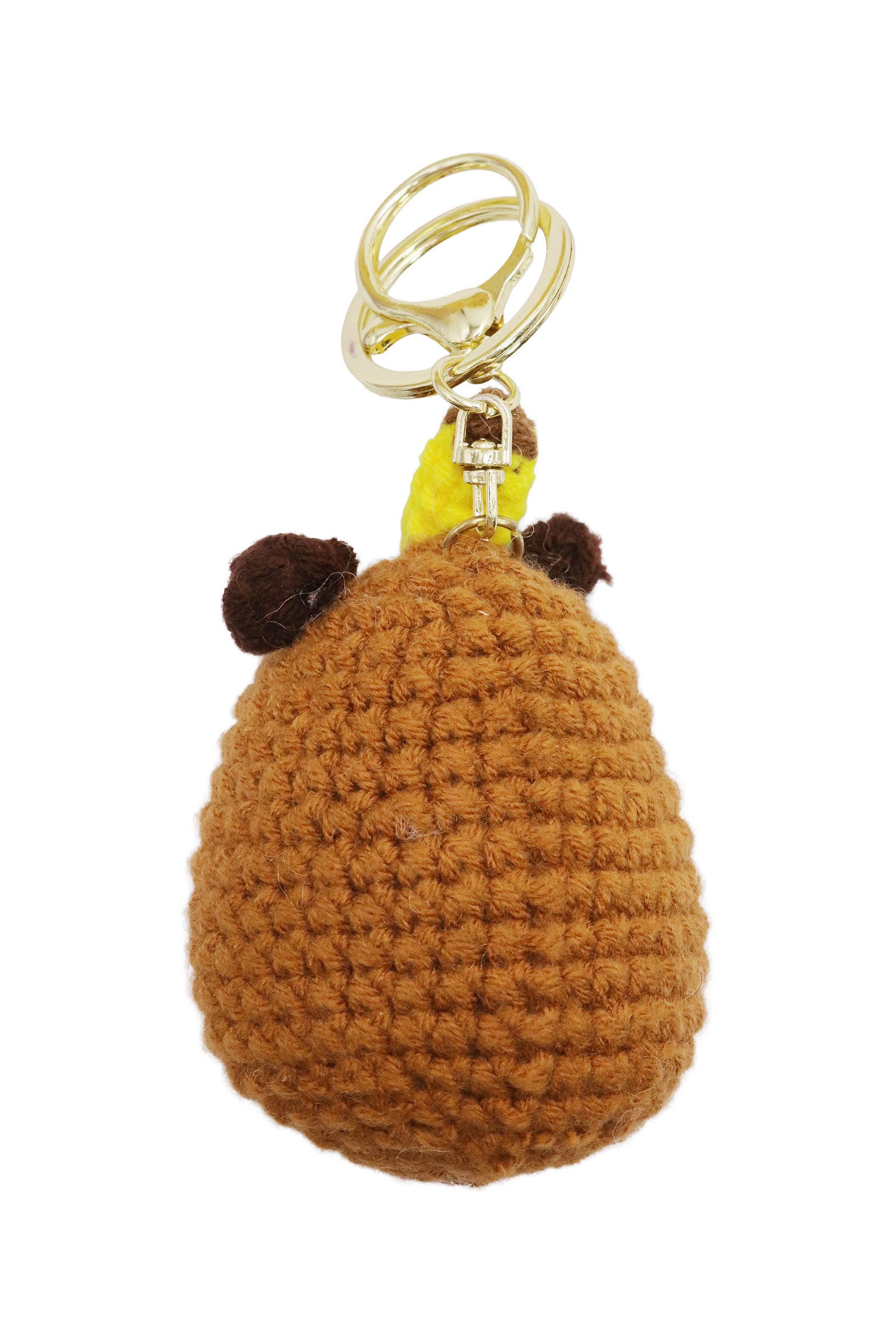 ASSORTED Capybara Fruits And Veggies Crochet Key Chain for wholesale on Faire14