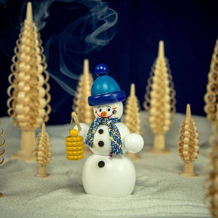 Incense Smoker Snowman with Lantern for wholesale by Marketplace24