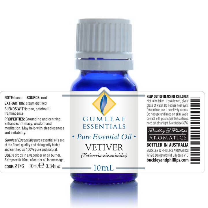 Buckley & Phillips Aromatics - Wholesale Etherische olie - Vetiver etherische olie