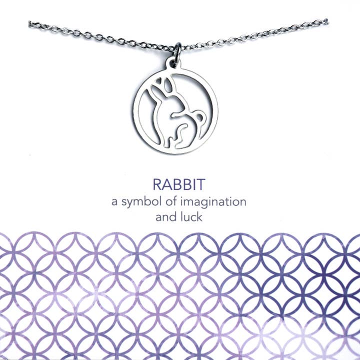 Rabbit Necklace for wholesale by Melissa Lew