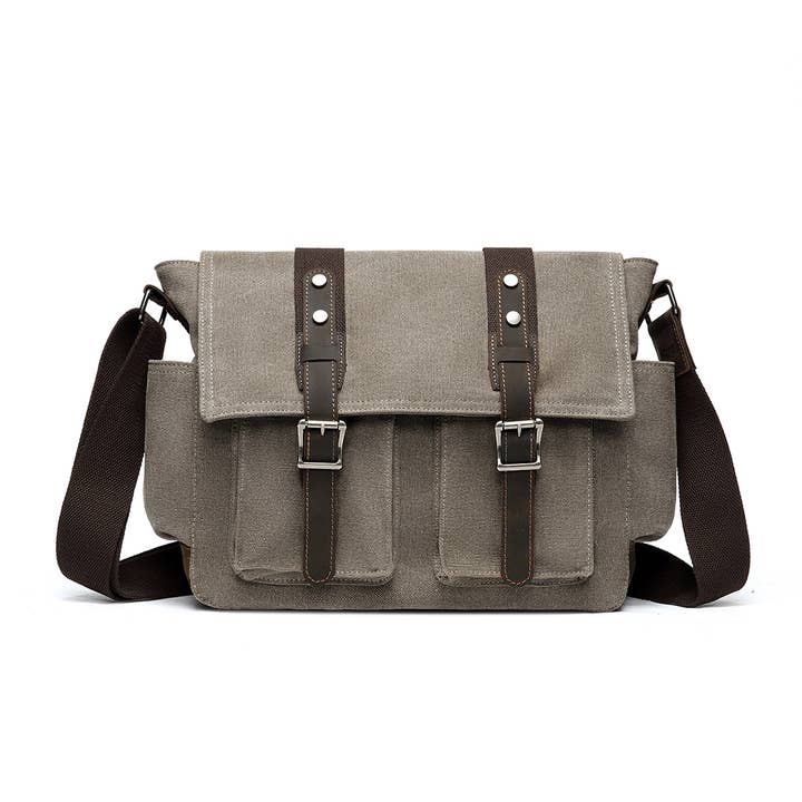 Bandolera de lona MB 562 (marrón) para venta al por mayor de Davan