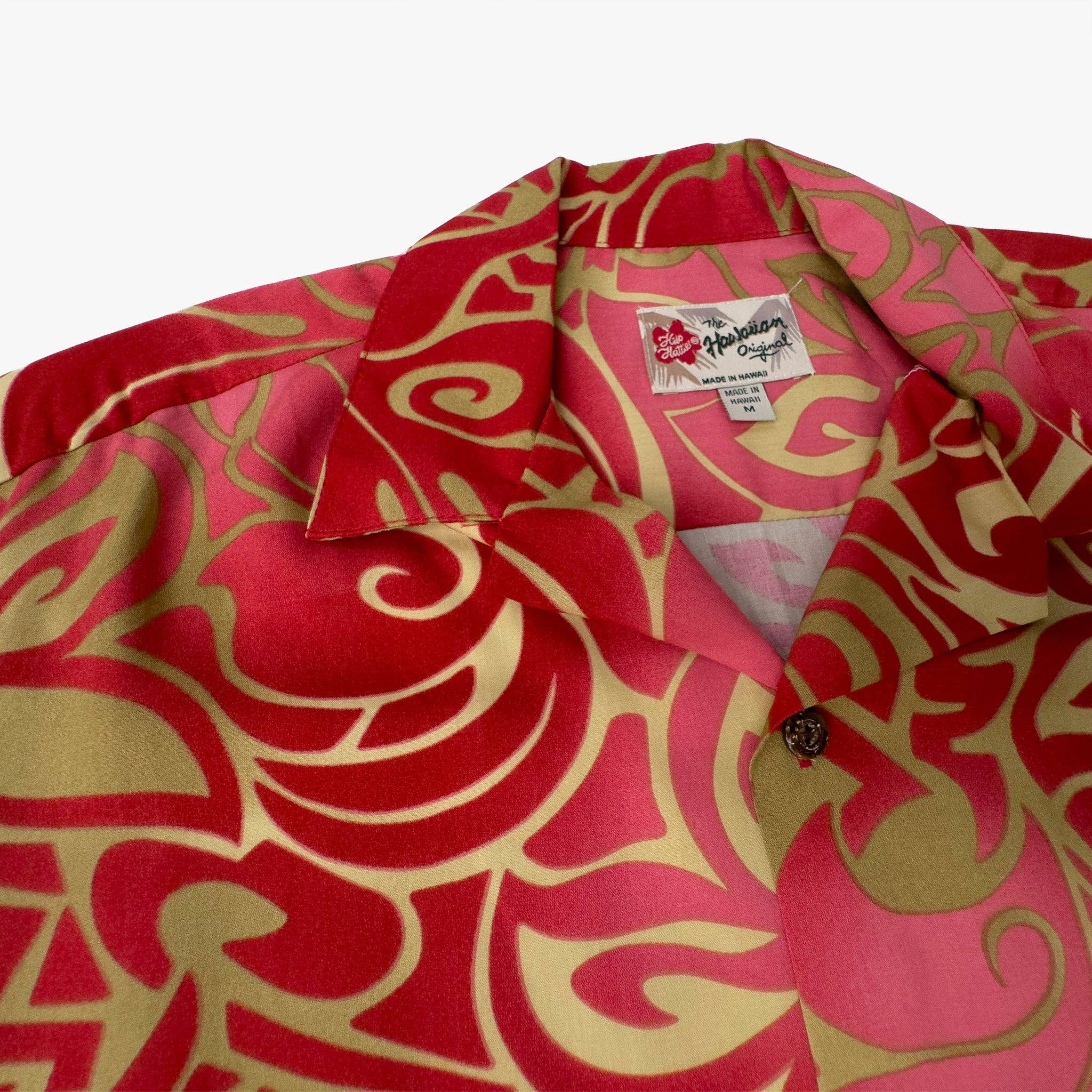 Hilo Hattie - Wholesale Button Down Shirt - Men's - Tribal Tiare Aloha Shirt8