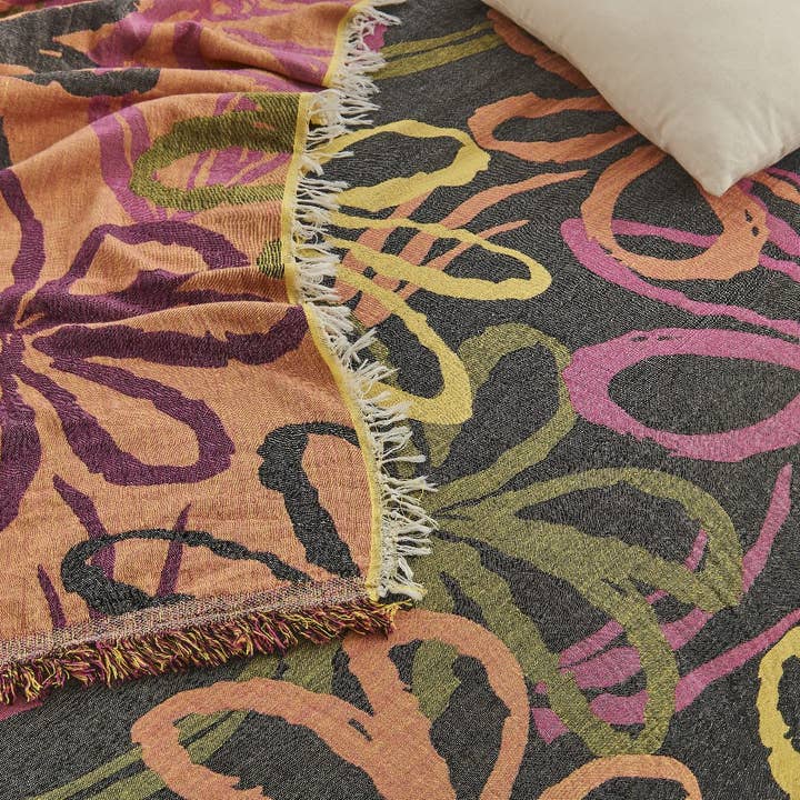 Kikoya - Wholesale Bedding Blanket - Flower Bedspread Muslin Blankets Cotton Bedding Cover Floral