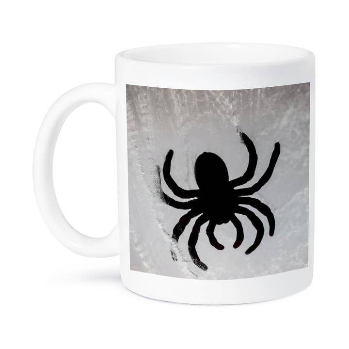 3dRose - Wholesale Coffee Mug - 3dRose, Spider on white web, Mug8