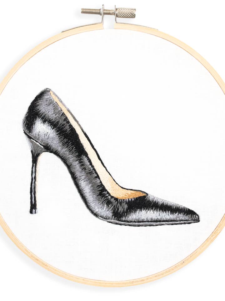High Heel Needle Painting Kit for wholesale by kdornbier embroidery