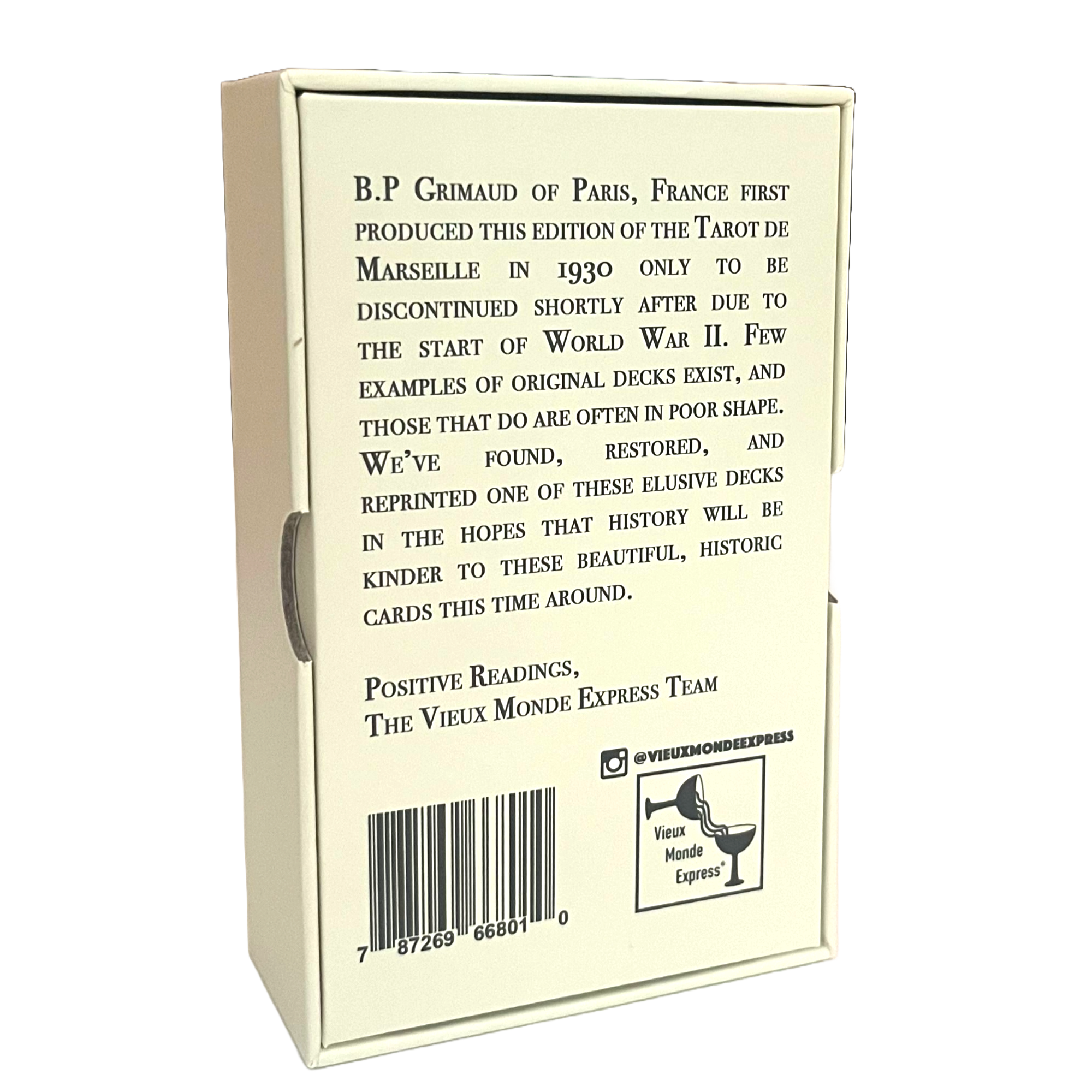 Vieux Monde - Wholesale Tarot Cards - 1930 Tarot de Marseille & Guide6