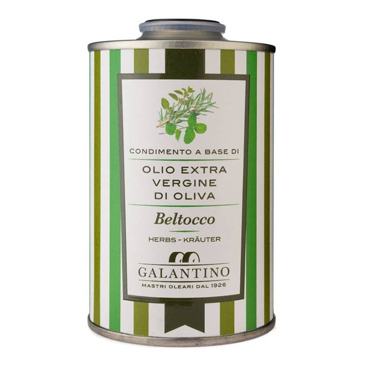 Huile d'olive extra vierge aromatique en boîte 250ml par Frantoio Galantino pour la vente par Zia Pia
