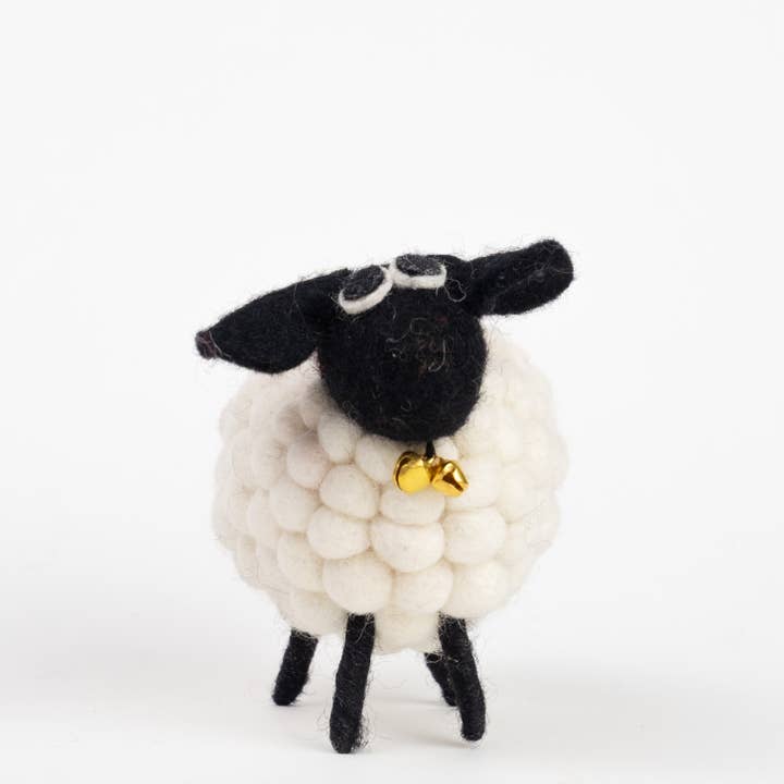 The Winding Road - Wholesale Decorative Tabletop Object - Sheep - Ball - White