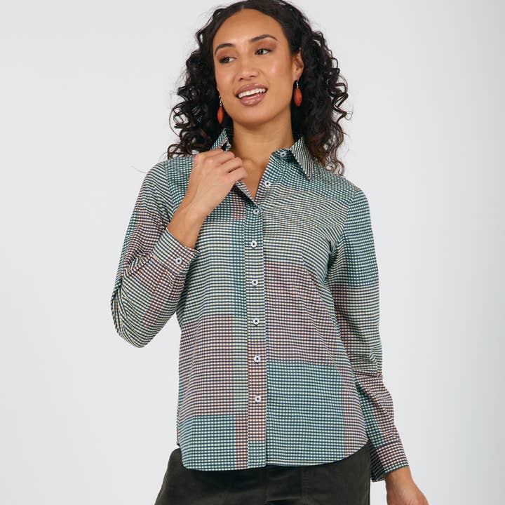 Mowgli-Hemd Indisches Karo für den Großhandel von ella & sunday