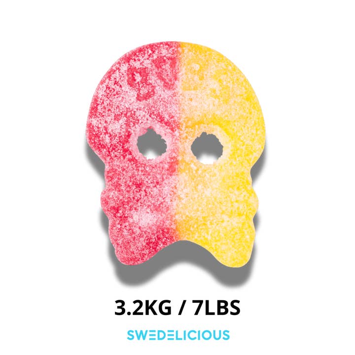 Bubs Giant Sour Skulls - Swedish Candy for wholesale by Swedelicious - Swedish Candy