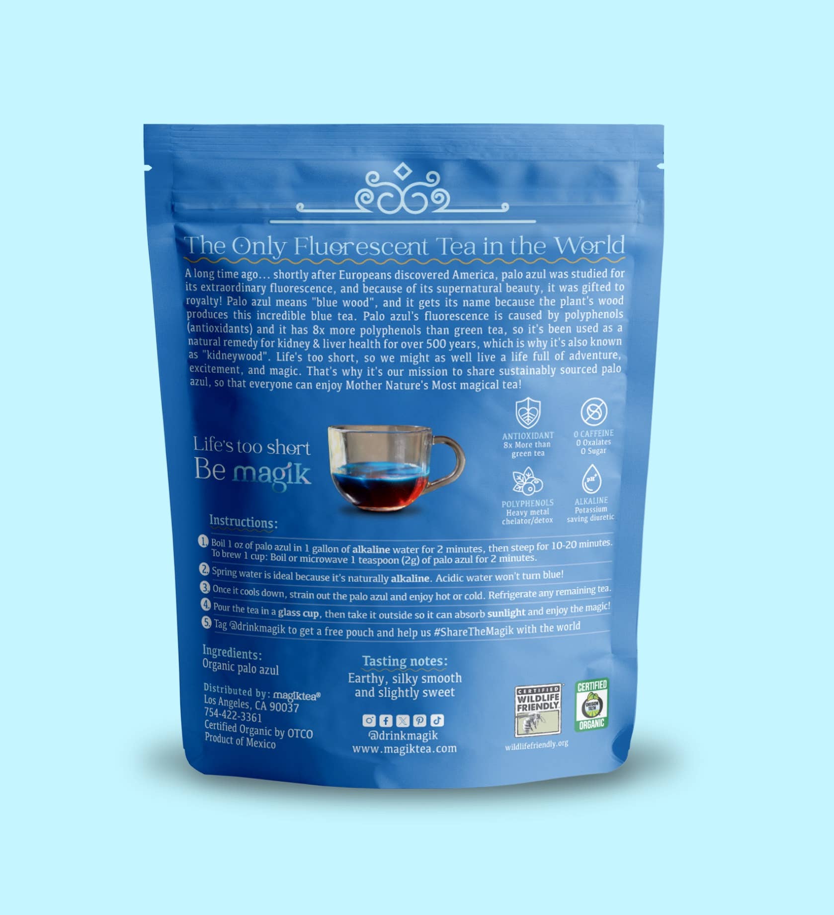 Magiktea - Venta al por mayor Tés a granel - Palo Azul - Té suelto - 57 g (30 tazas) - USDA Organic11