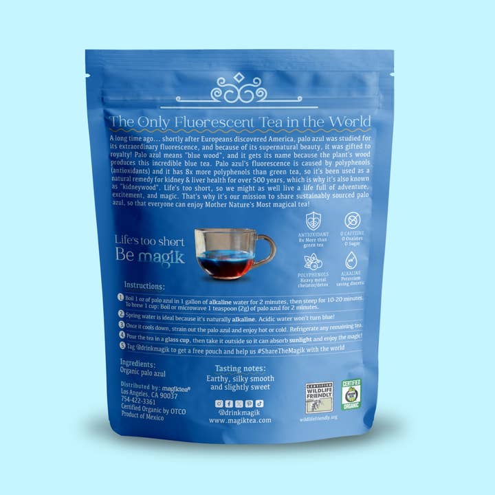 Magiktea - Vente Thé en vrac - Palo Azul - Thé en vrac - 2 oz (30 tasses) - USDA Organic11
