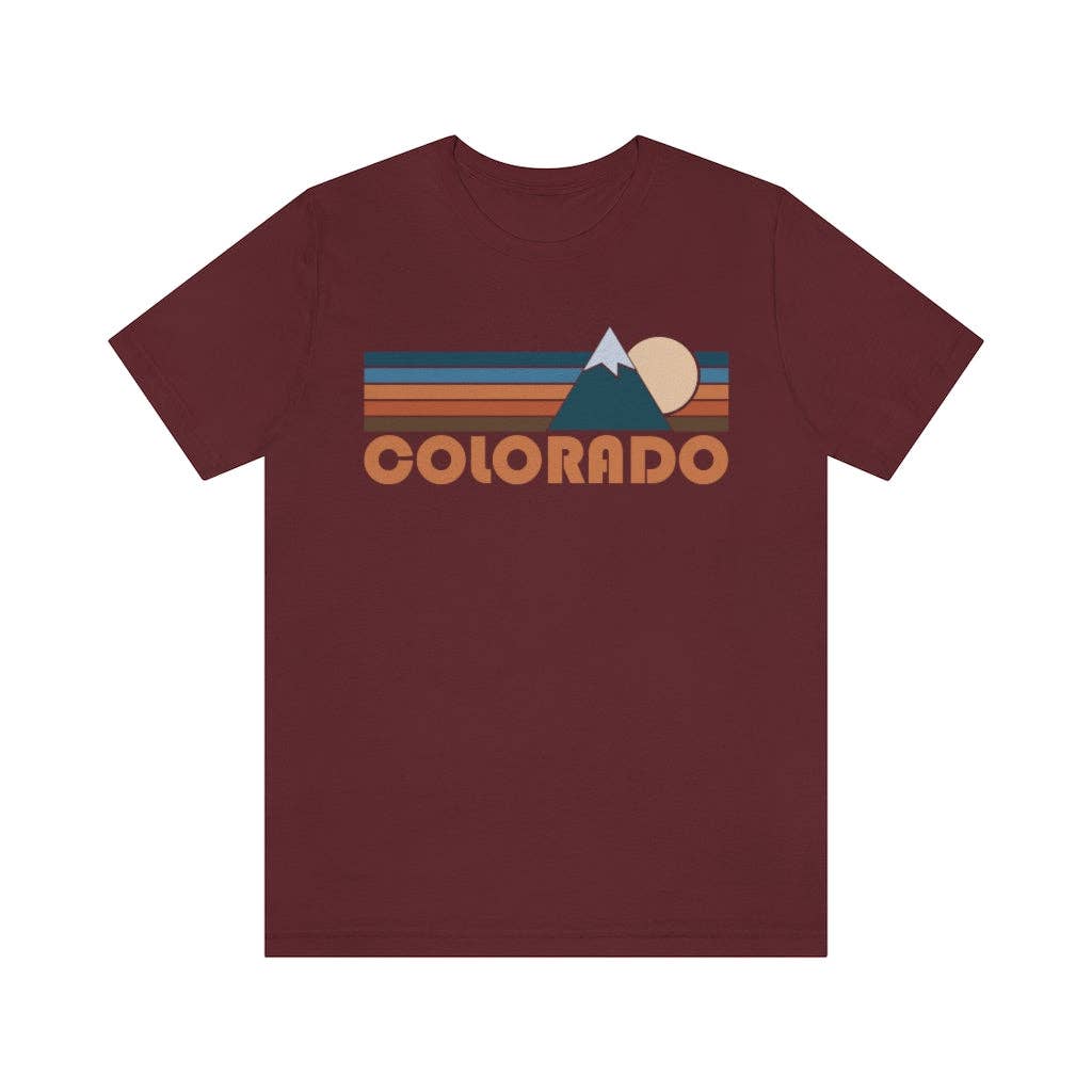Hey Mountains - Wholesale Screen Printed T-Shirt - Women's - Colorado T-Shirt - Retro Mountain Unisex Colorado Shirt6