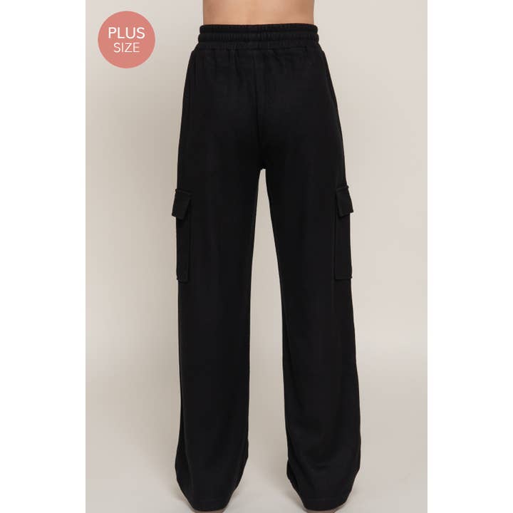 Apolline – wholesale Pants – Women's – PLUS SIDE POCKET KNIT CORDUROY LONG PANTS7