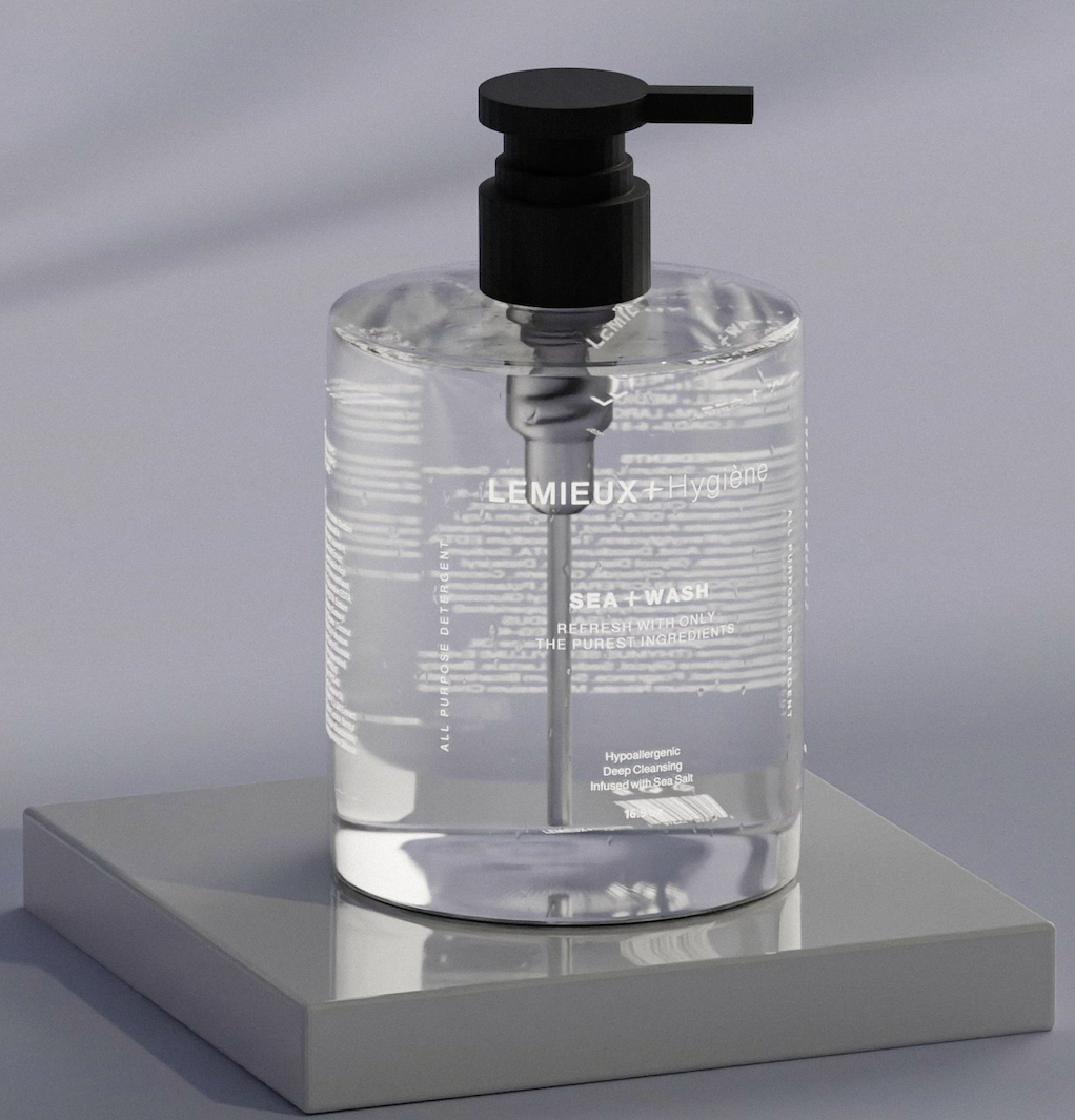 LEMIEUX + Hygiene - Wholesale Liquid Laundry Detergent - Lemieux Sea + Wash Sea Salt Infused HE Laundry Detergent1