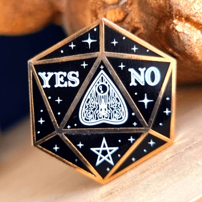 D20 Ja! Pin für den Großhandel von Mythical Studios