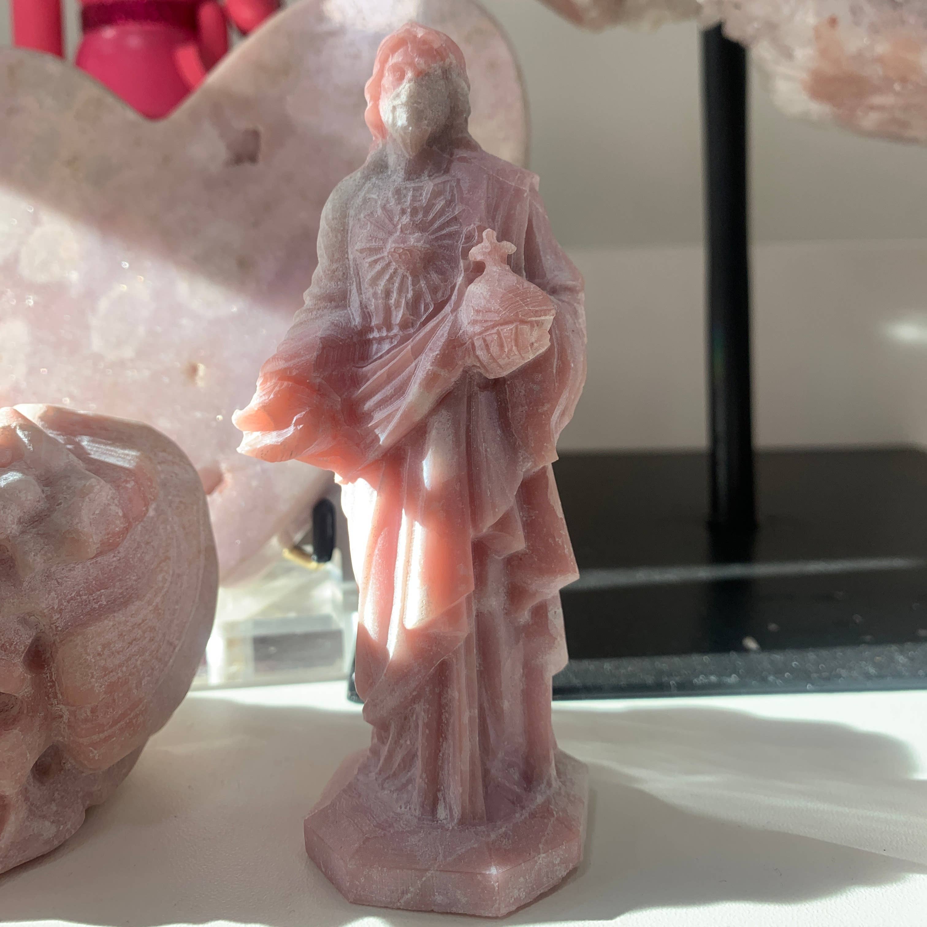 ASCEND - Wholesale Decorative Figurine - Pink Opal Jesus1