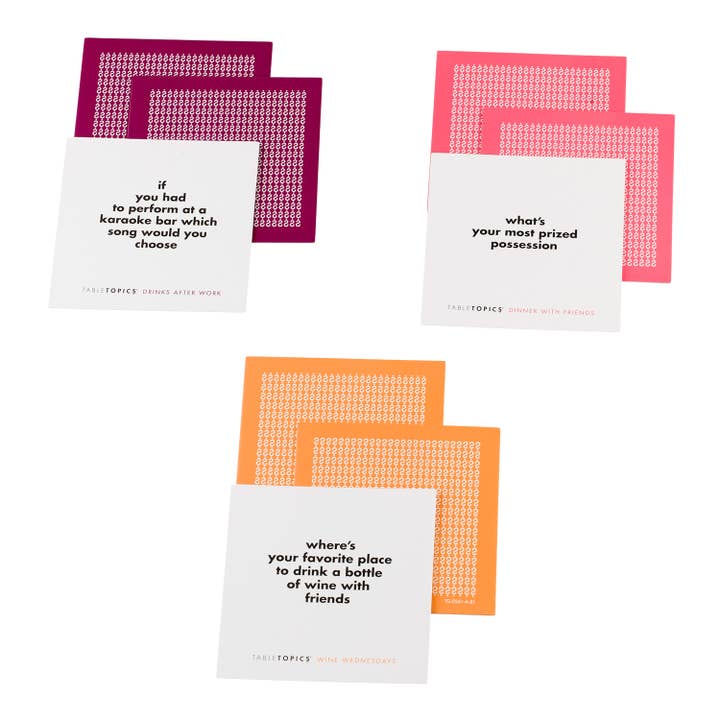 TableTopics - Wholesale Card Game - FRIENDS CONVERSATION PACK