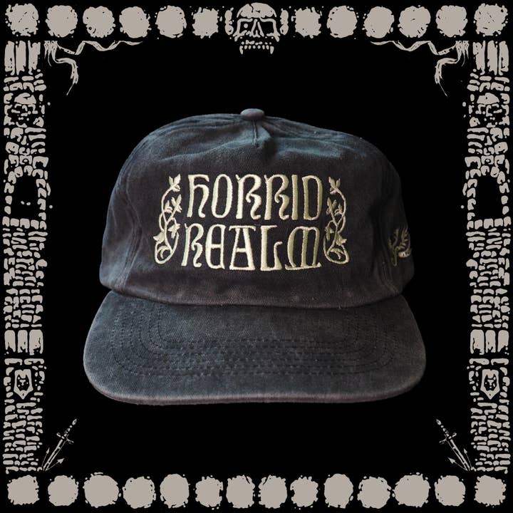 Manuskript Distressed Strimback Hat för wholesale av Horrid Realm