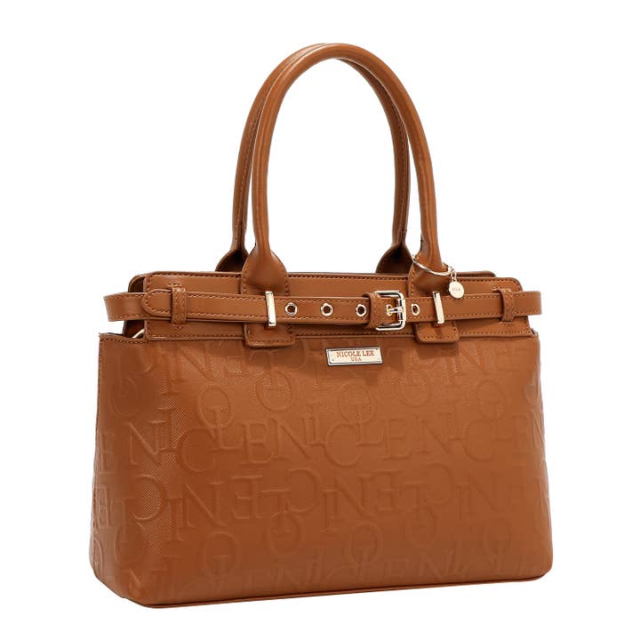 Nicole Lee USA – wholesale Satchel – Women's – EMBOSSED ELEGANCE SATCHEL BAG6