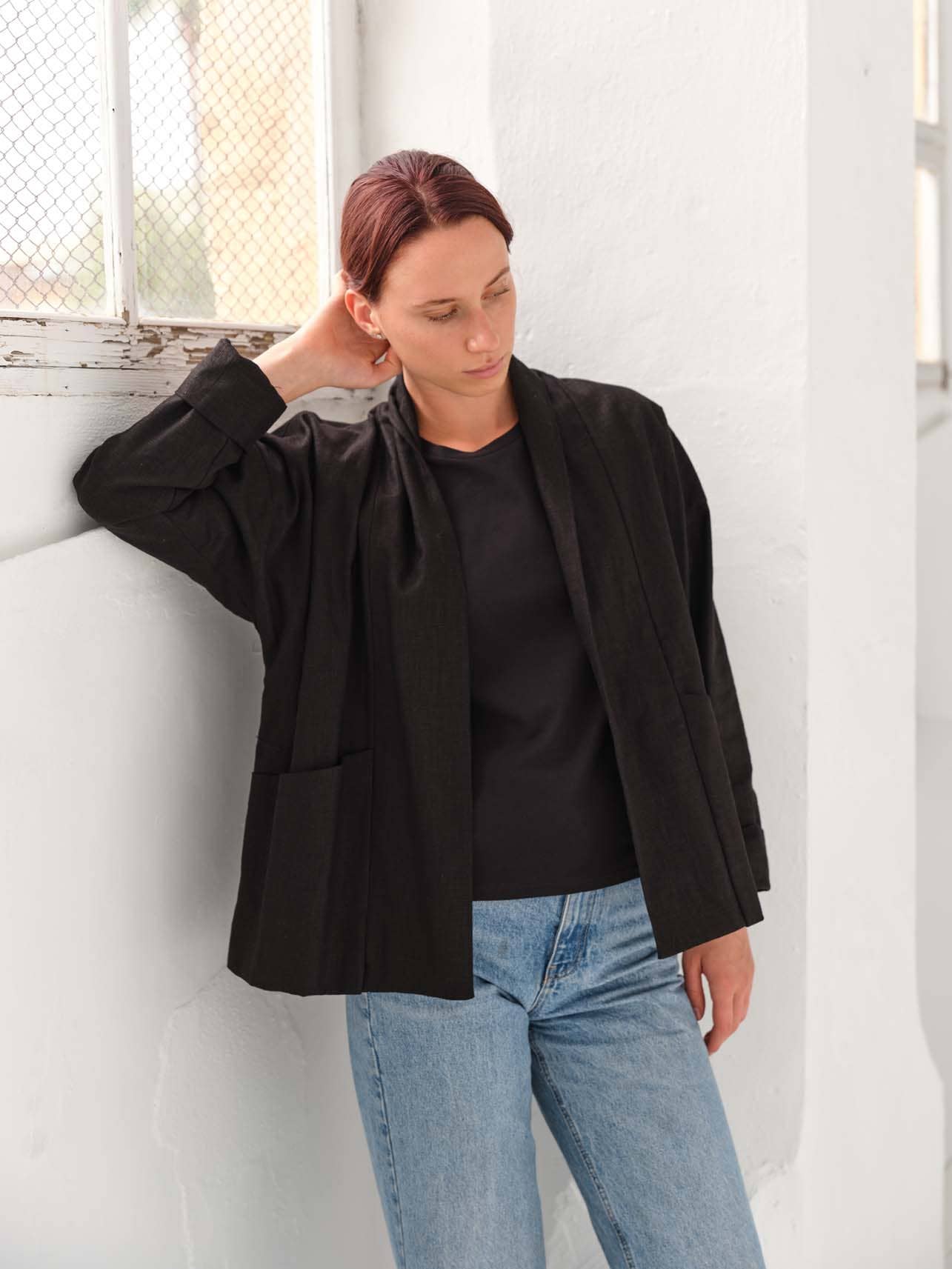 CECILIA SÖRENSEN - Venta al por mayor Chaqueta - Mujer - Chaqueta Pintor 315 de lino en canvas5