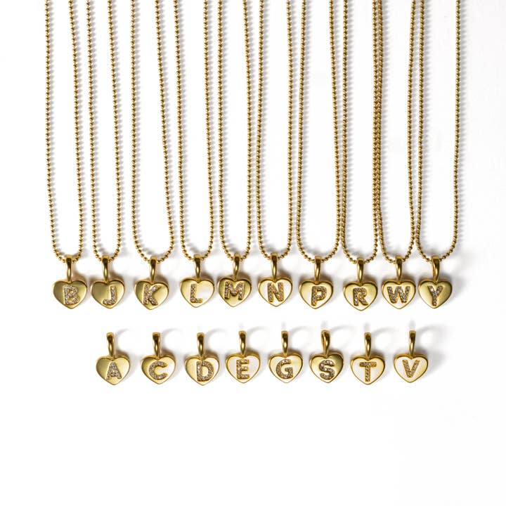 Collier Steph CHOISISSEZ VOTRE LETTRE pour la vente par Brenda Grands Jewelry