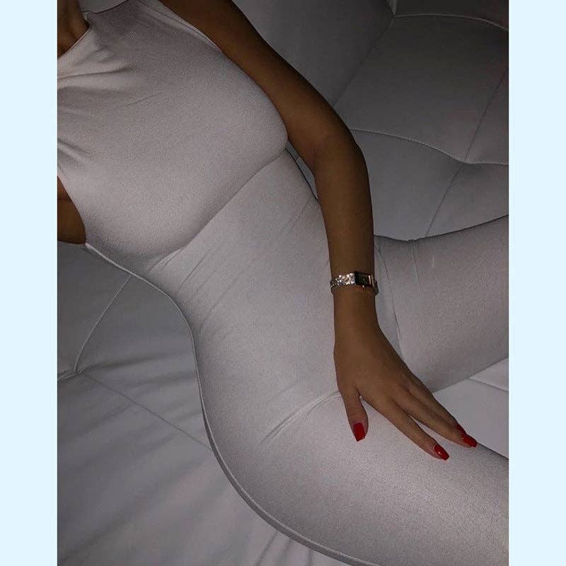 MB Fashion Wholesale - Wholesale Jumpsuit - Women's - MB FASHION  Sleeveless High Neck Full-Length Jumpsuit 736720