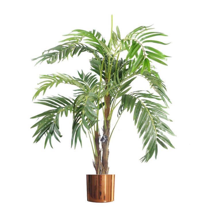 Stort kunstigt palme 120cm luksus kobberplanter for engroshandel hos Leaf Design UK LTD