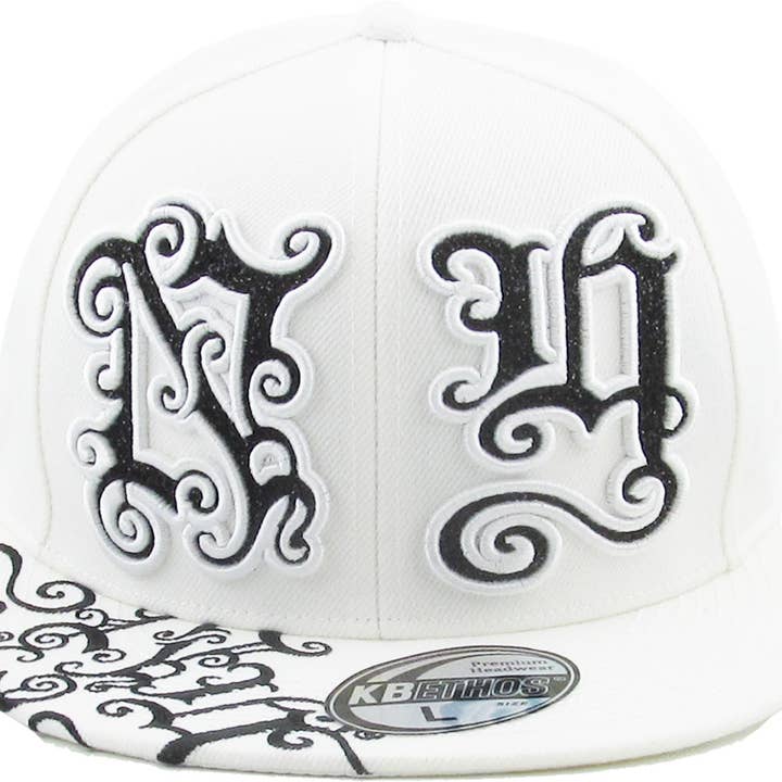 KBETHOS - Wholesale Flat-brimmed cap – Men's - New York Fitted7