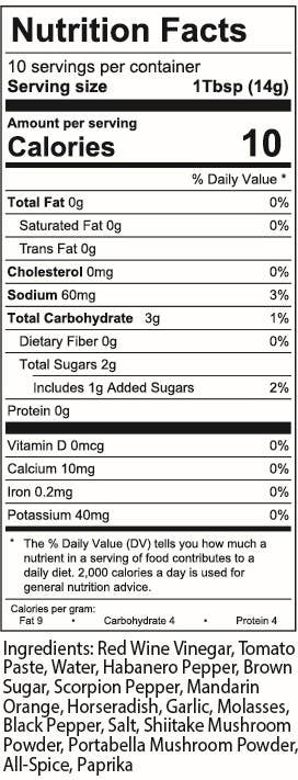 TorchBearer Sauces - Venta al por mayor Salsas picantes - Caos de Champiñones (Hot Ones) | Botella de 5oz | Sabroso | Picante 7/102