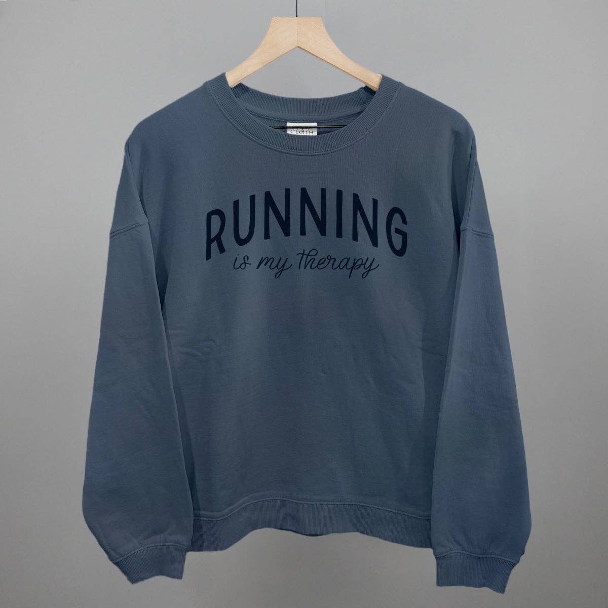 Ivy + Cloth - Wholesale Graphic Sweatshirt - Women's - Running Is My Therapy6