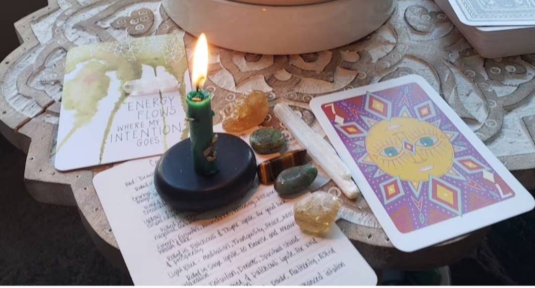 CharlieHaze - Wholesale Meditation Supplies - Ritual Herb Rolled Candles For Magic Spells4