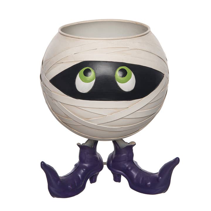 Halloween Mummy Candy Bowl for wholesale by C&F Home