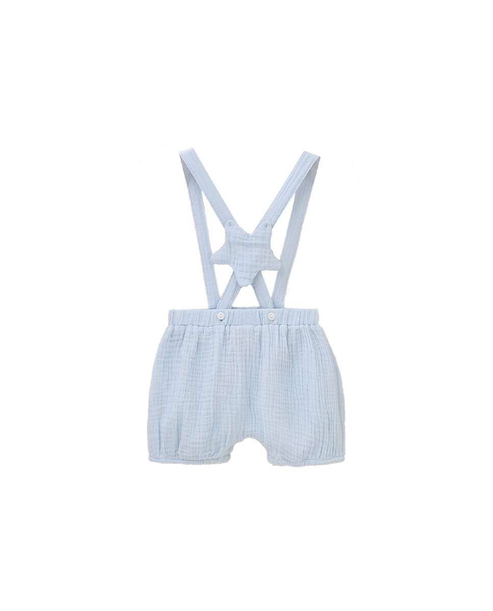 light blue Baby Boy's Bambula Frog with Star Detail for wholesale on Faire1