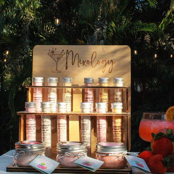Mixology - Wholesale Retailer Display - Food & Drink - Mixology Shot and Jar Display (Large) – Showcase in Style!