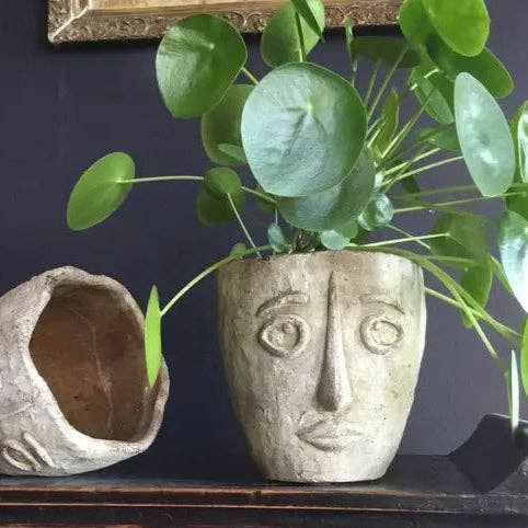 Vagabond Vintage - Wholesale Plant Pot - Picasso Cement Planter1