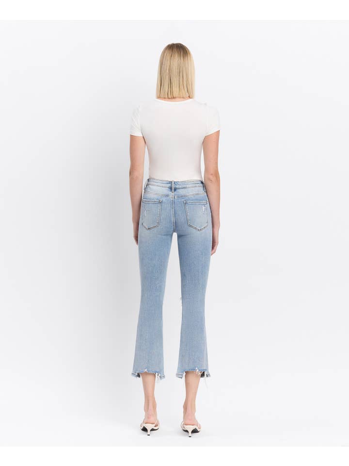 Miracles HIGH RISE KICK FLARE JEANS LV1081 for wholesale on Faire
