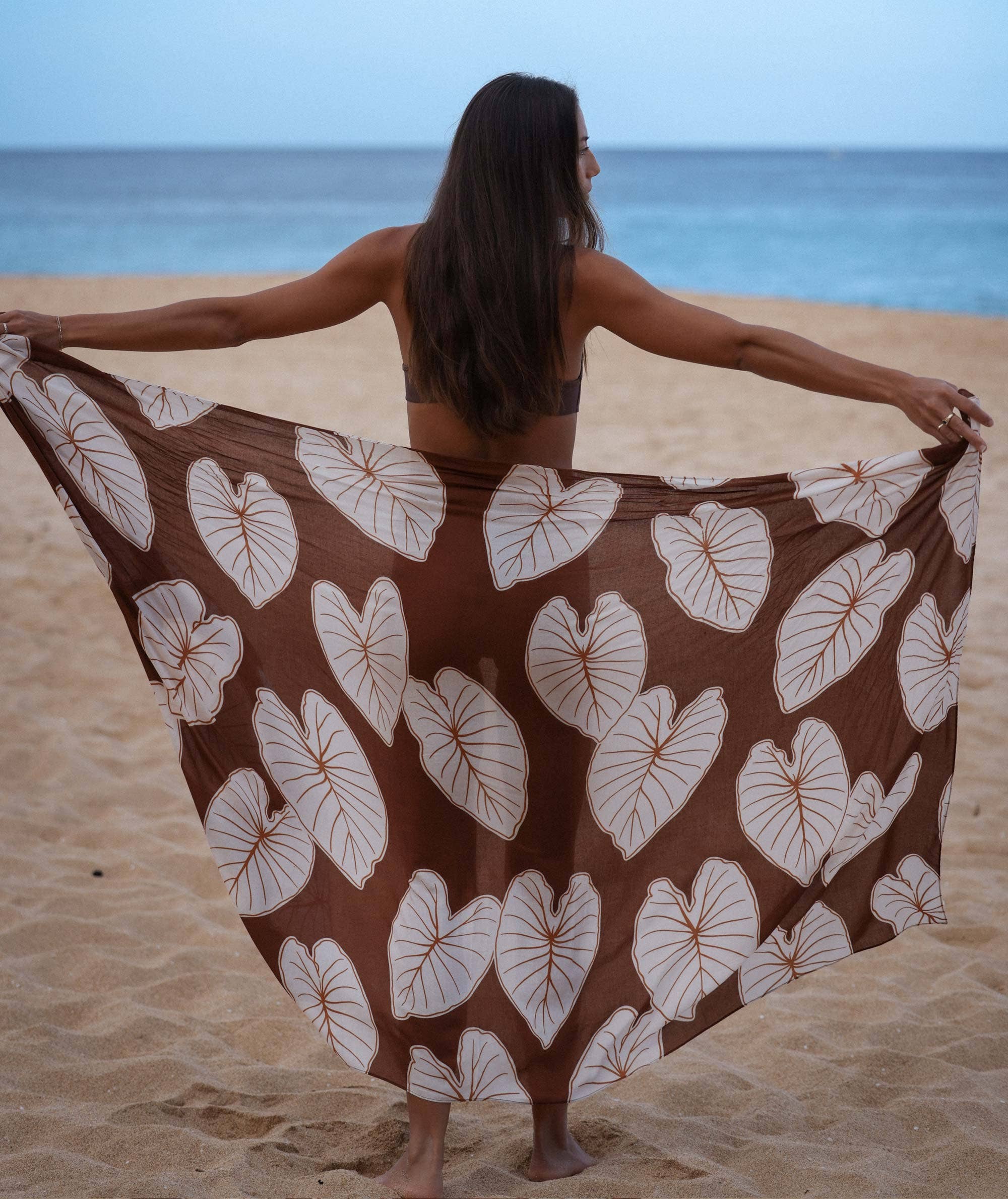 Tag Aloha Co. - Wholesale Swim Cover Up - Women's - Coco Kalo Pareo Sarong1