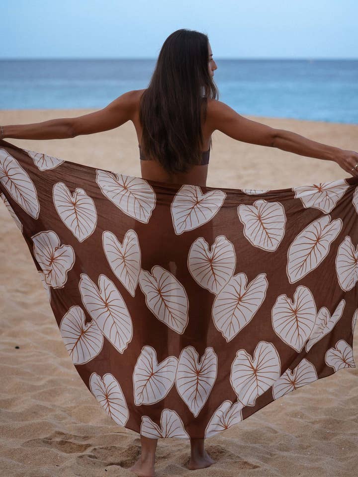 Tag Aloha Co. - Wholesale Swim cover-up – Women’s - Coco Kalo Pareo Sarong1