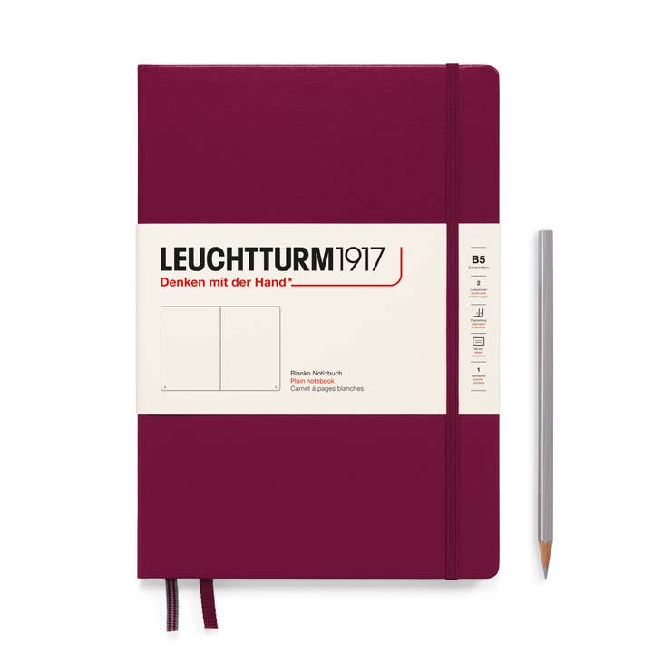 LEUCHTTURM1917 - Wholesale Notebook - LEUCHTTURM1917 notebook, hardcover, 219 numbered pages2