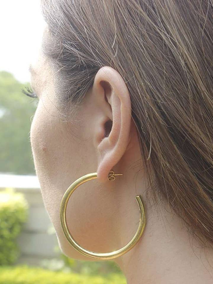 Basic halfopen Hoepeloorbellen voor wholesale door Urbiana