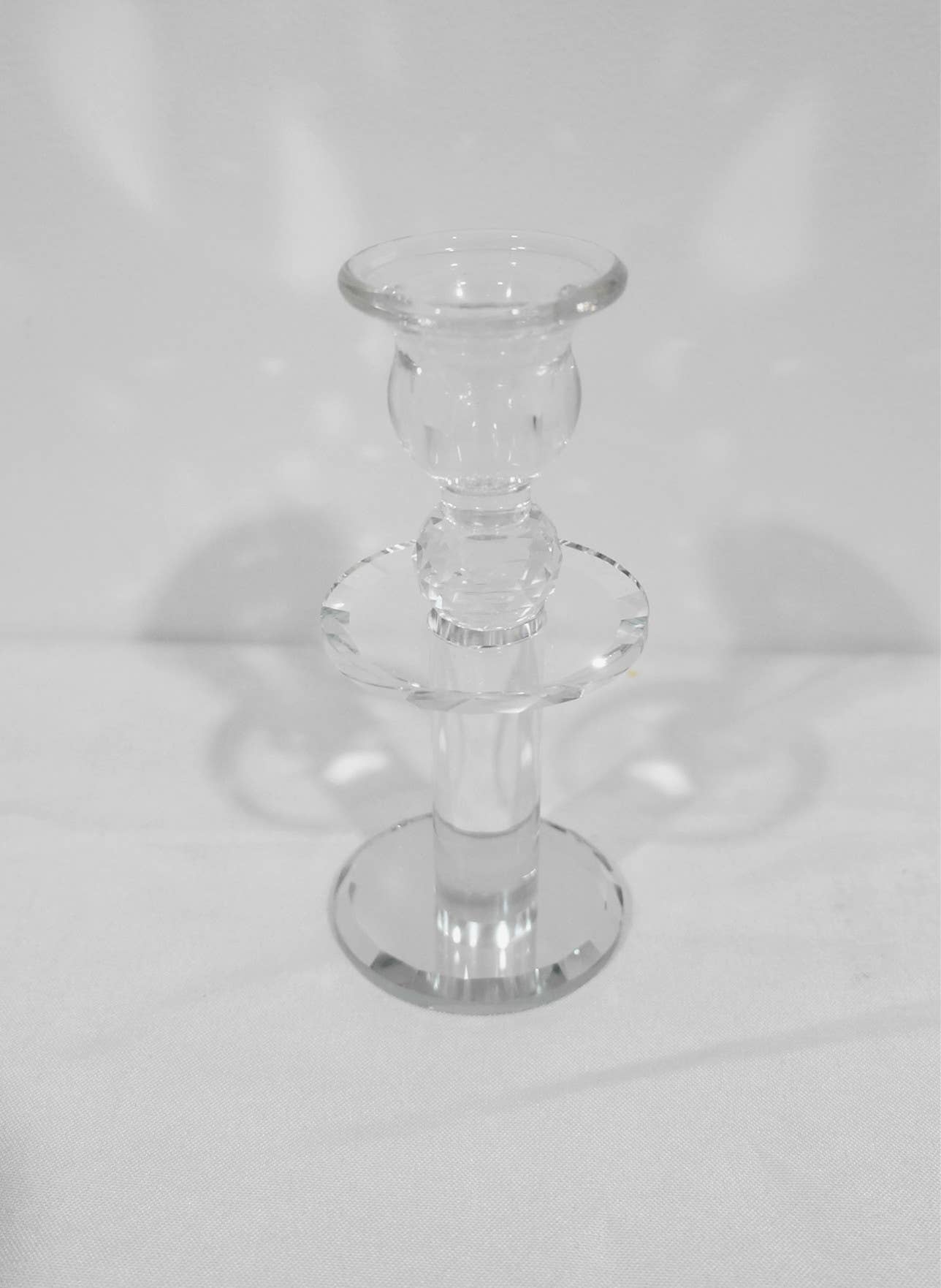 Sweet Home Deco – wholesale Candle holder – Glass Candleholders, Candlesticks, for Wedding/Event, Clear0