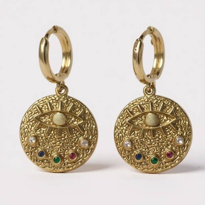 Milan - Wholesale Hoop Earrings - Aegean Aura Earring1